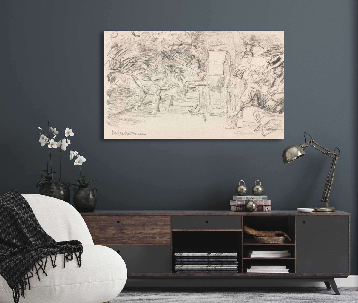 Im Garten by Max Liebermann