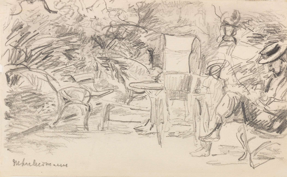 Im Garten by Max Liebermann