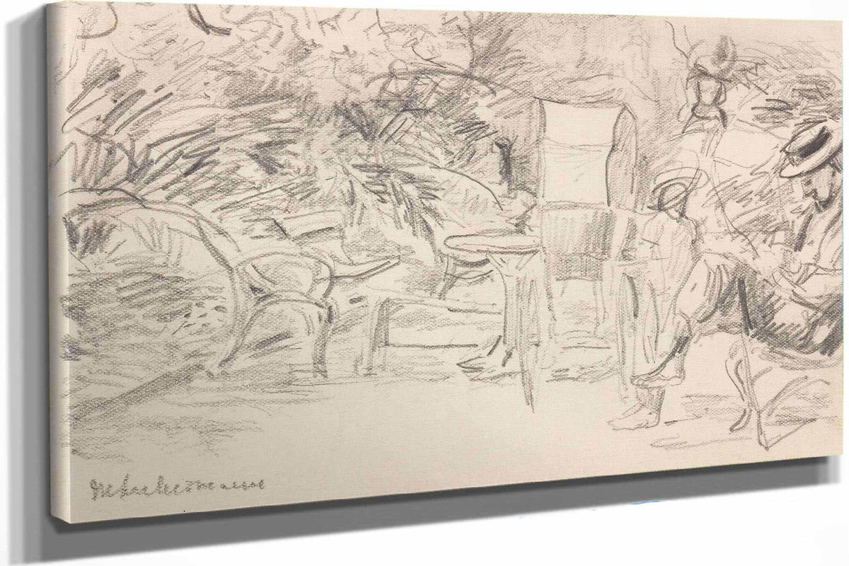 Im Garten by Max Liebermann