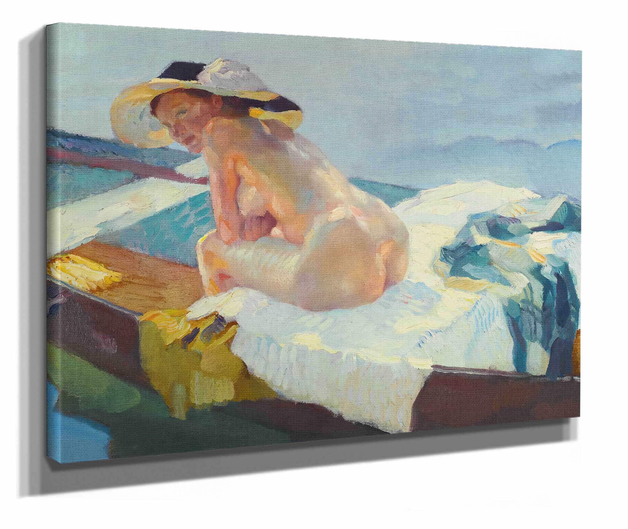 Im Kahn The Rowboat by Leo Putz