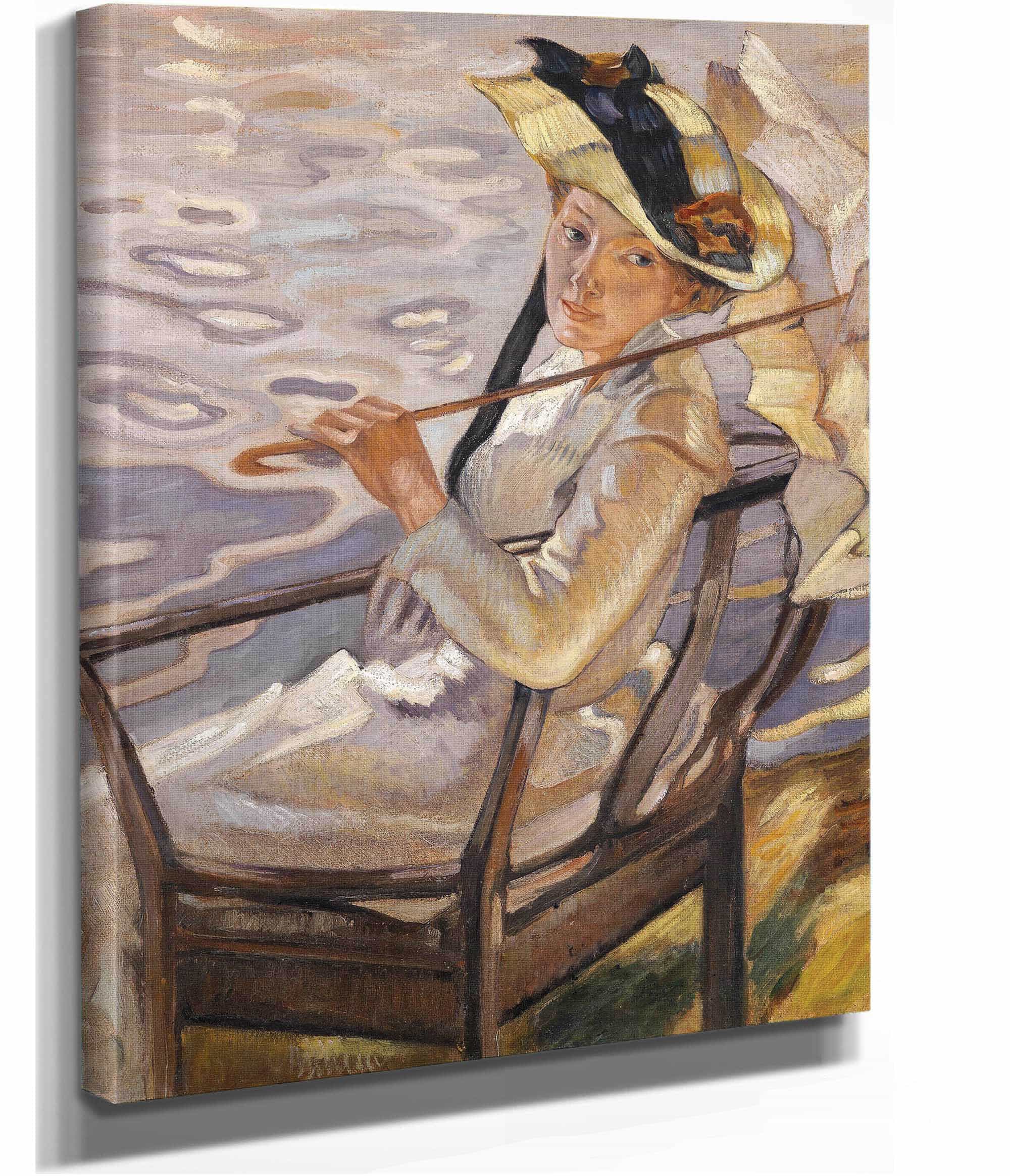 Im Sonnenlicht C by Leo Putz