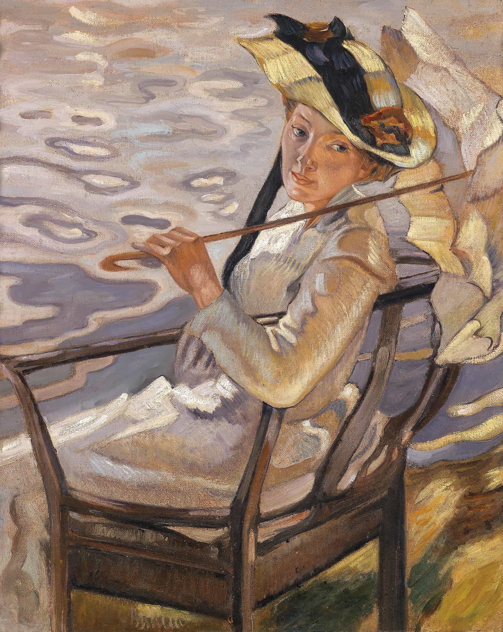 Im Sonnenlicht C by Leo Putz