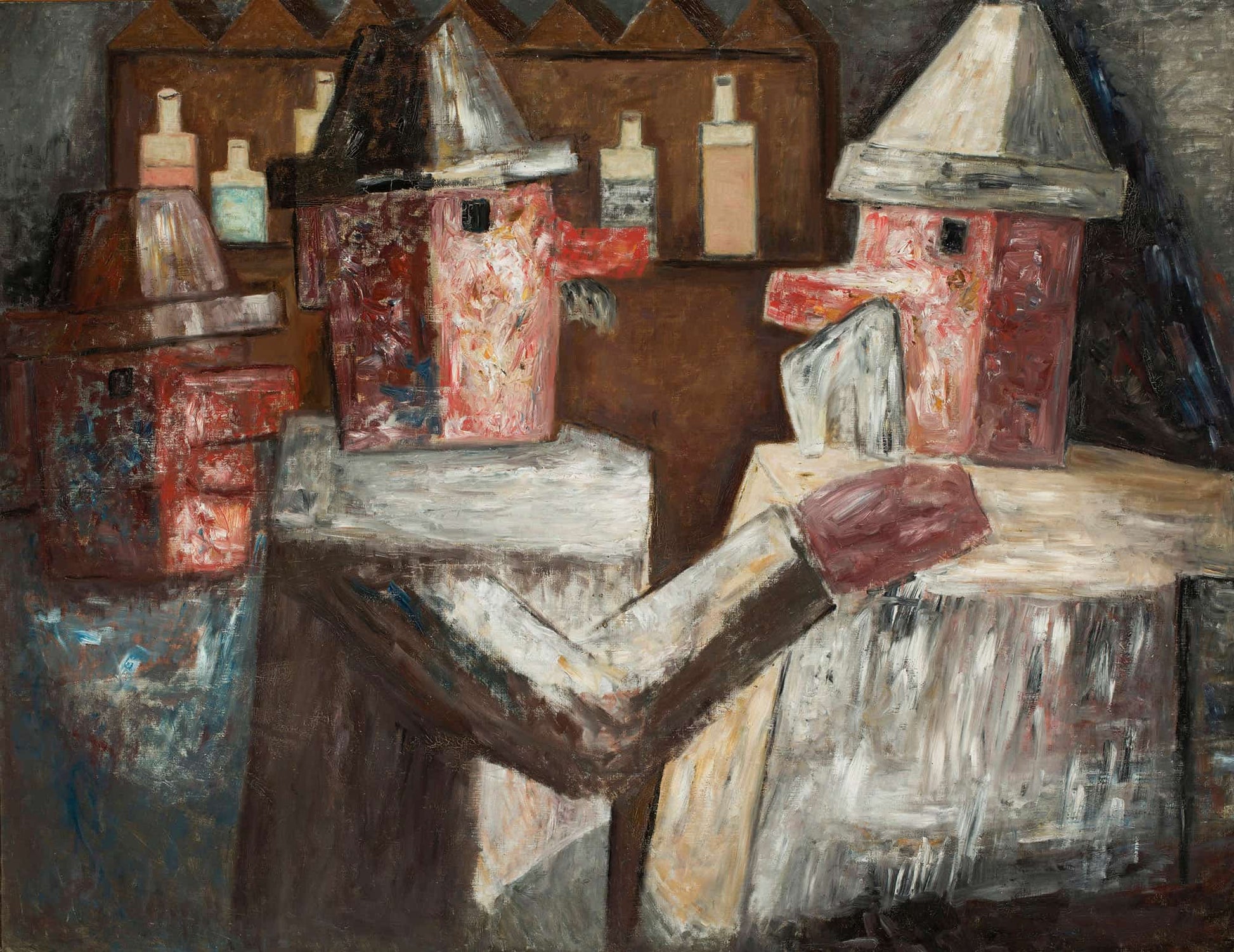 In A Bar by Tadeusz Makowski