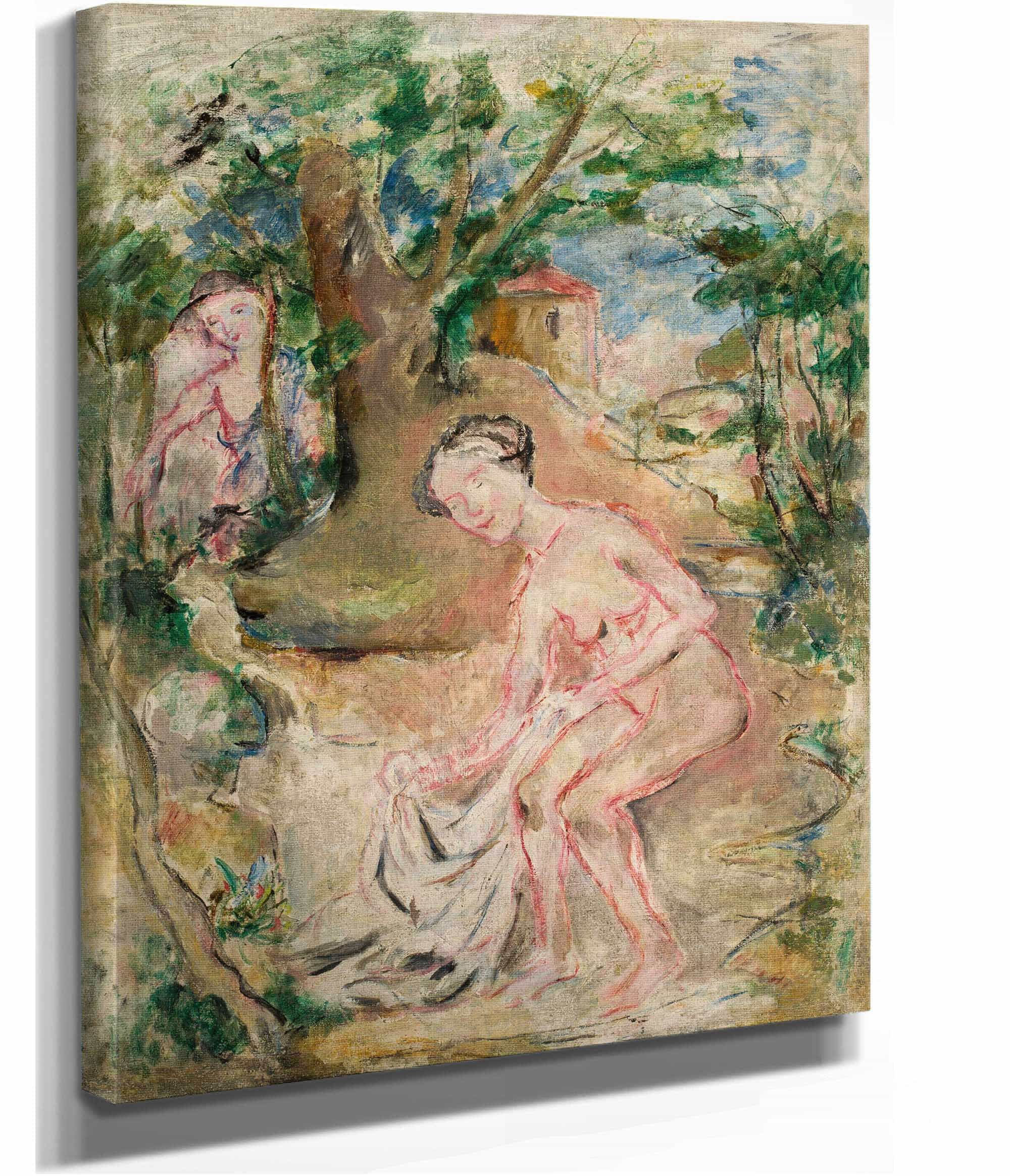 In A Bath by Tadeusz Makowski