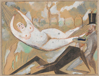 In A Hammock by Zygmunt Waliszewski