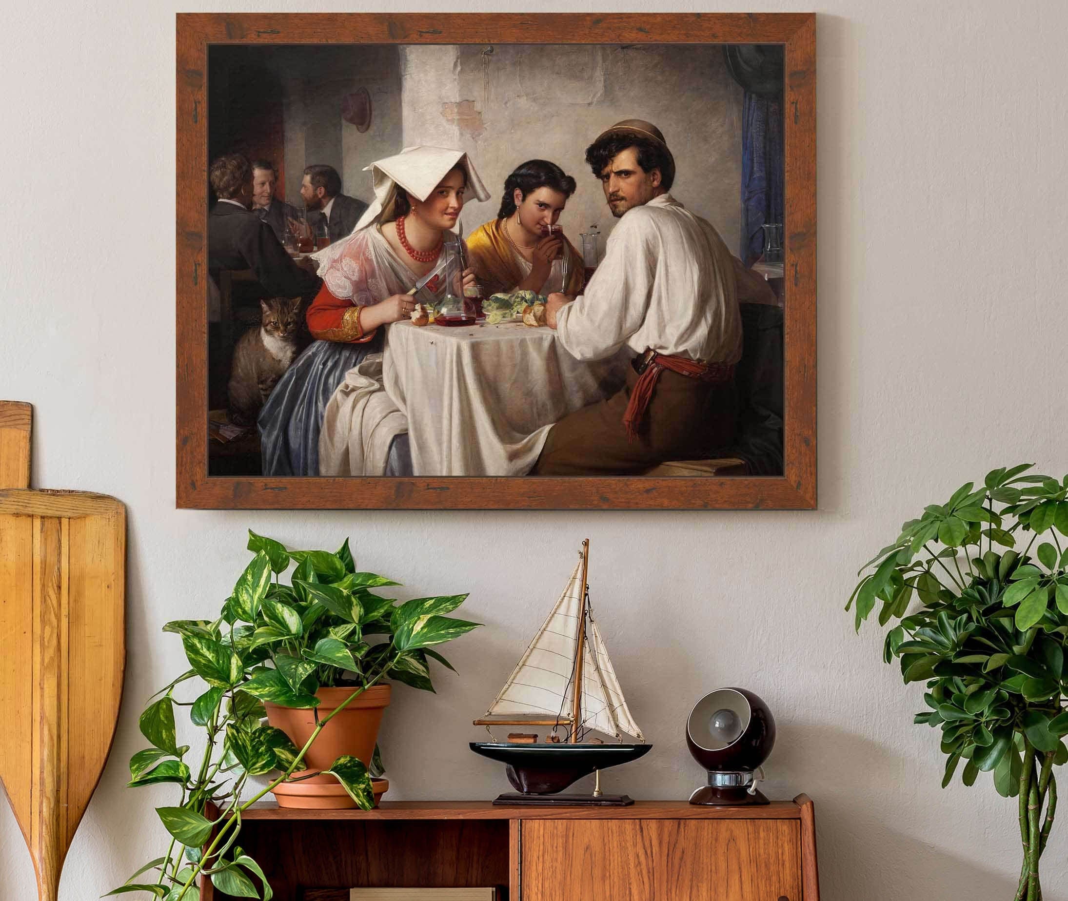 In A Roman Osteria by Carl Bloch
