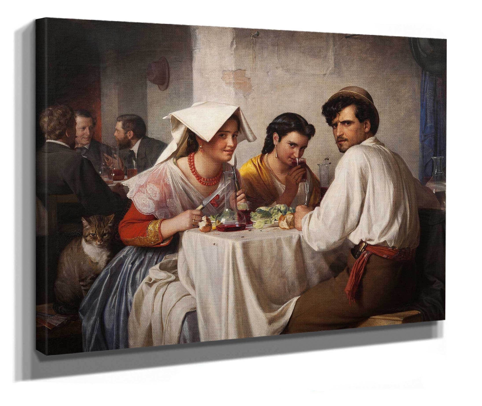 In A Roman Osteria by Carl Bloch