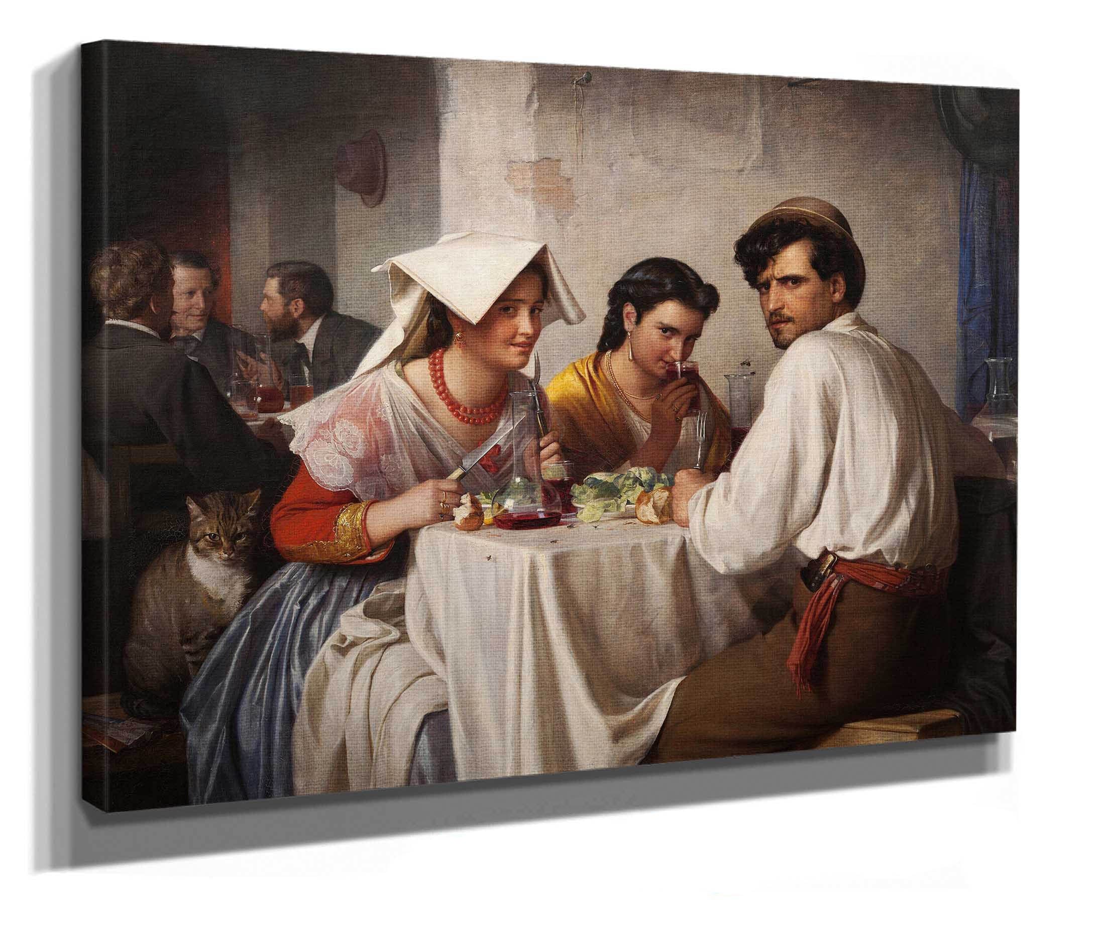 In A Roman Osteria by Carl Bloch