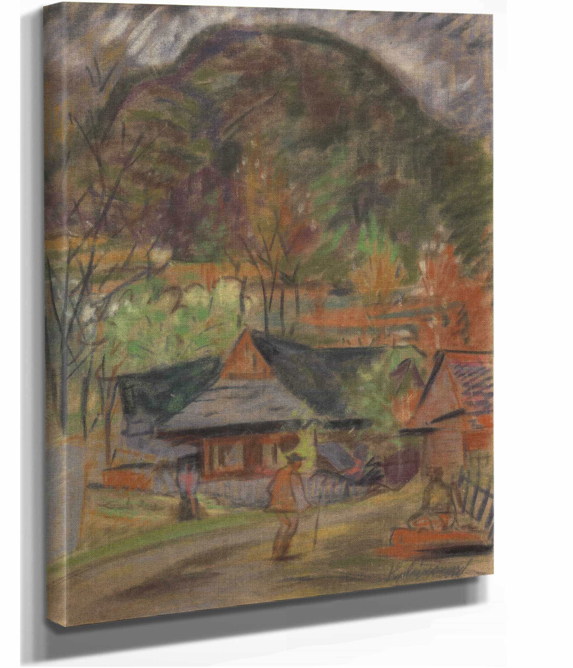 In A Village by Arnold Peter Weisz Kubincan