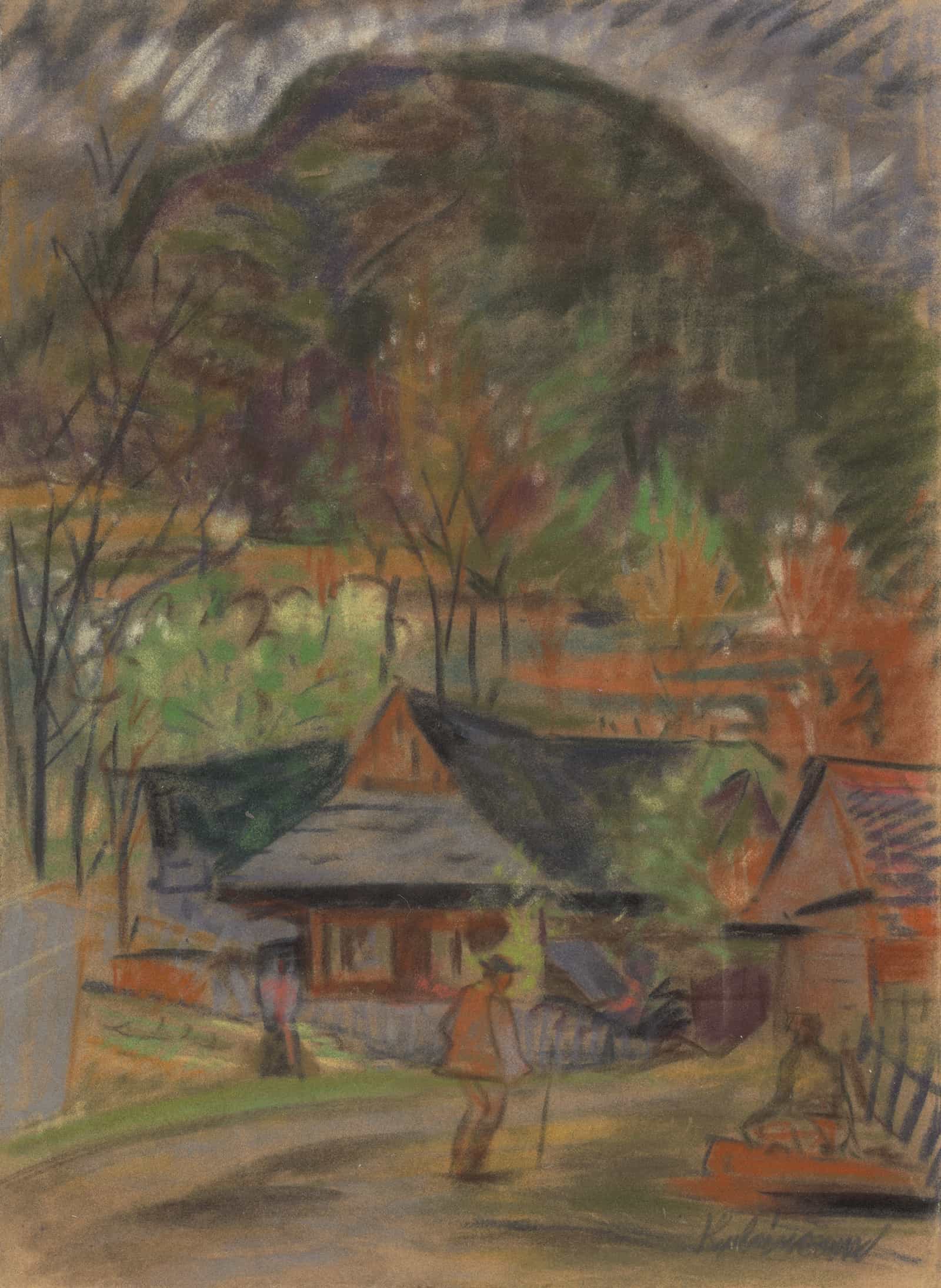 In A Village by Arnold Peter Weisz Kubincan