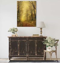 In Autumns Golden Glow by John Atkinson Grimshaw