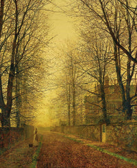 In Autumns Golden Glow by John Atkinson Grimshaw