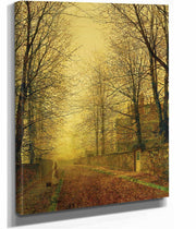 In Autumns Golden Glow by John Atkinson Grimshaw