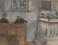 In Church by Edwin Austin Abbey
