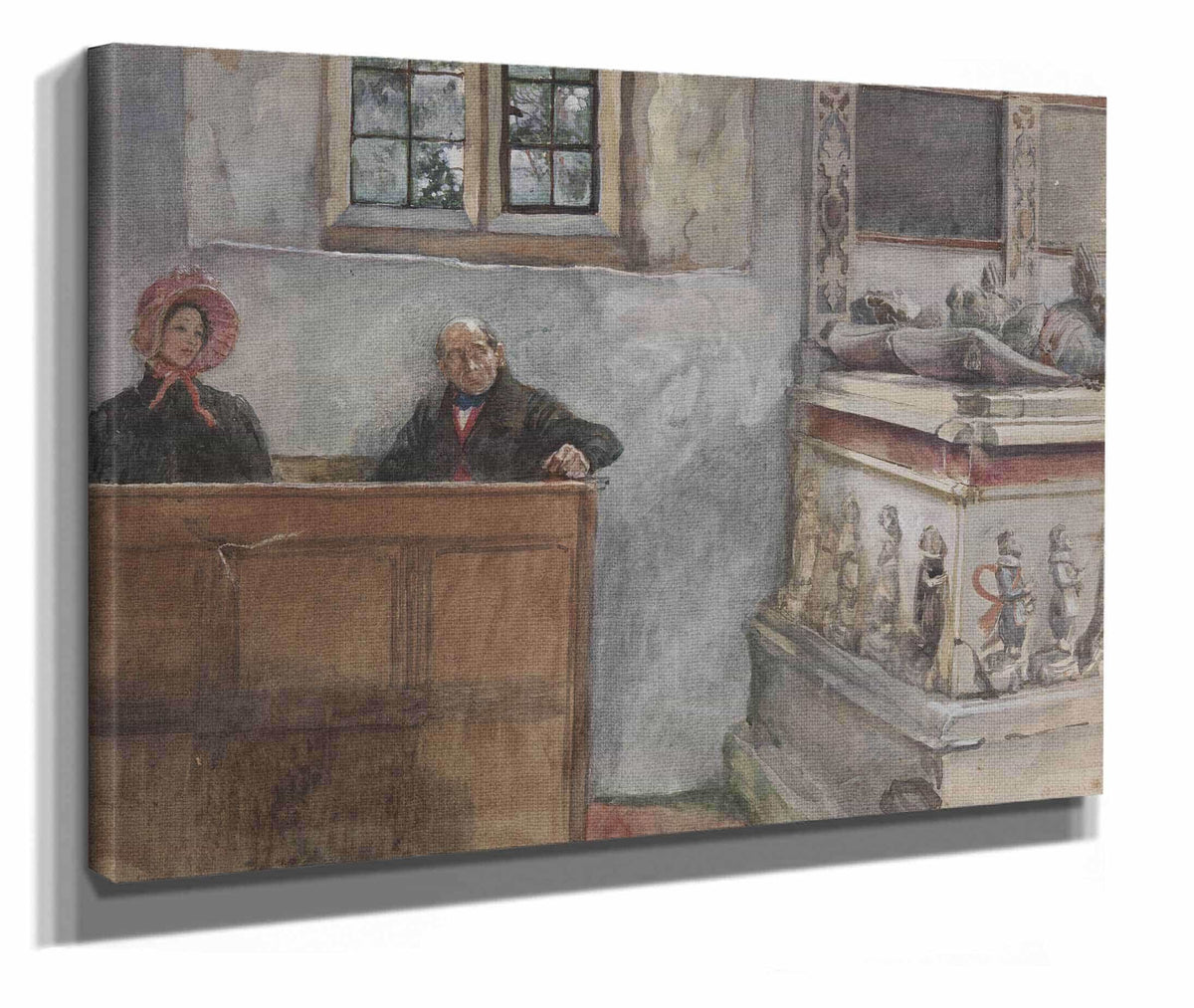 In Church by Edwin Austin Abbey