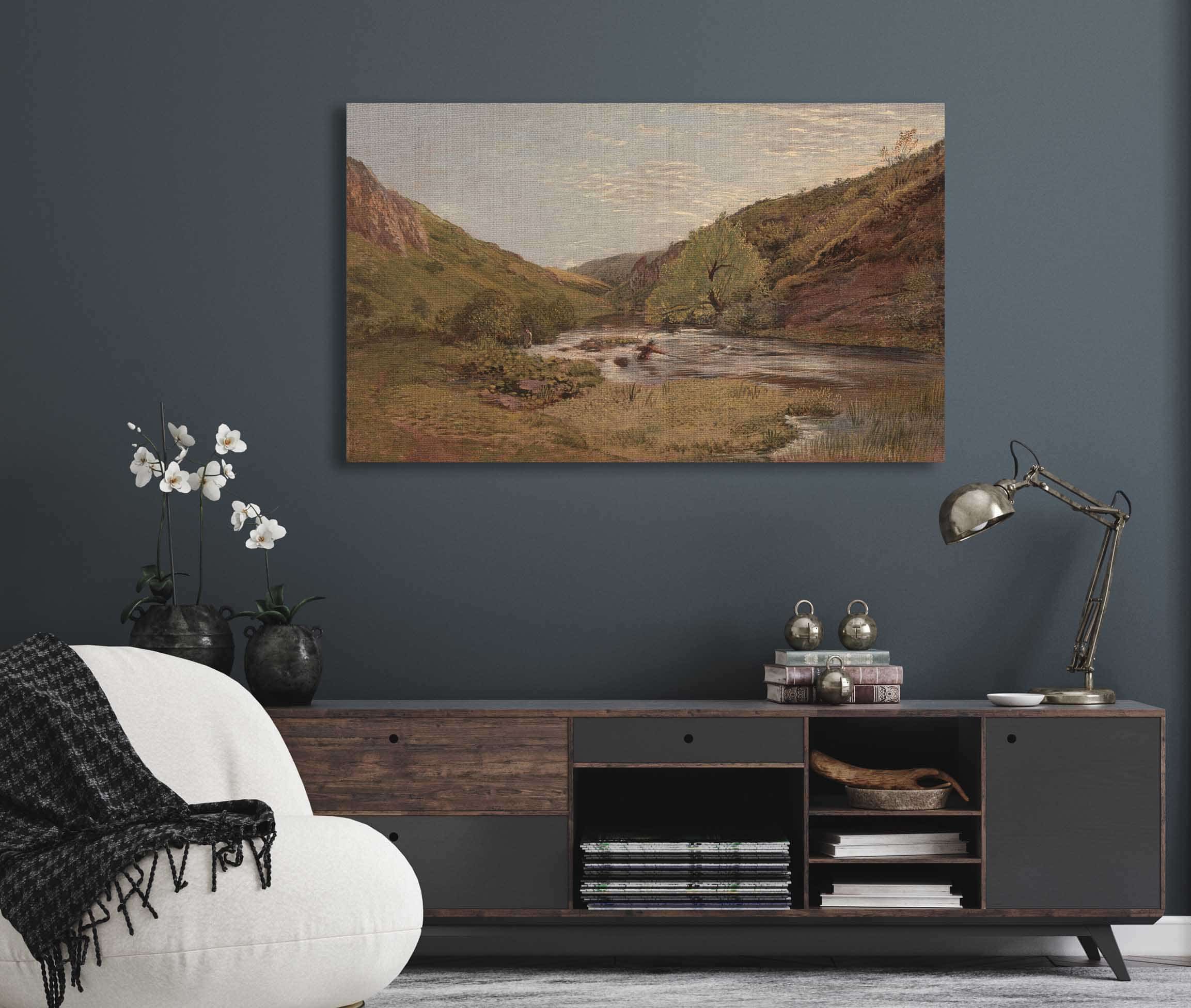 In Dovedale  by John Linnell