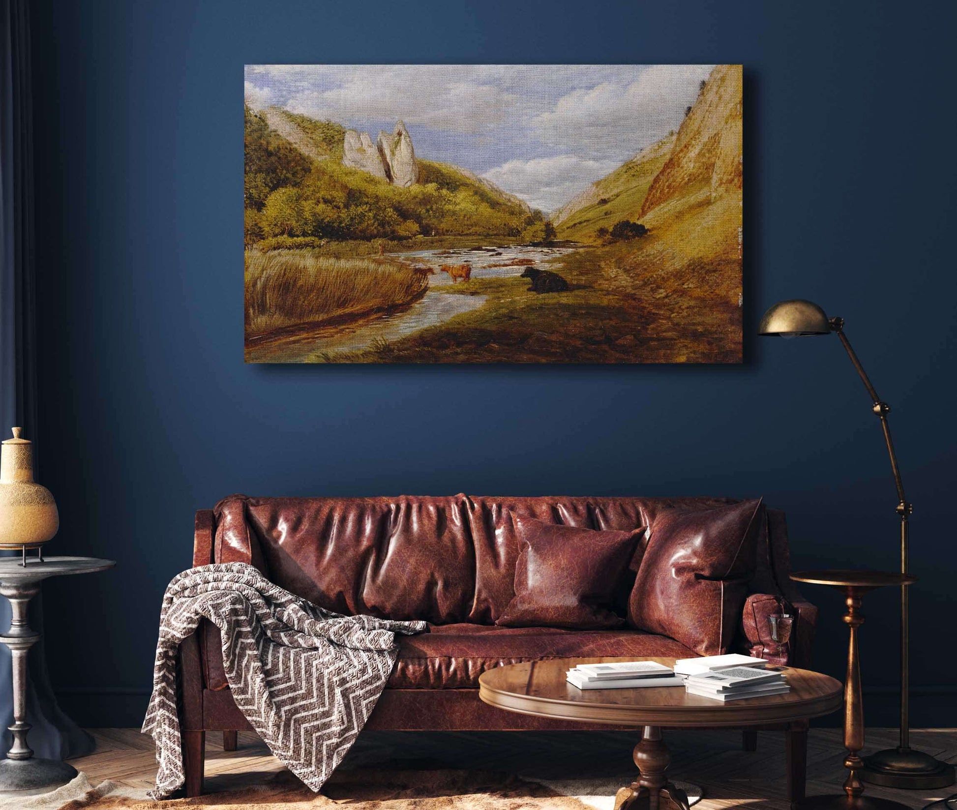 In Dovedale  by John Linnell