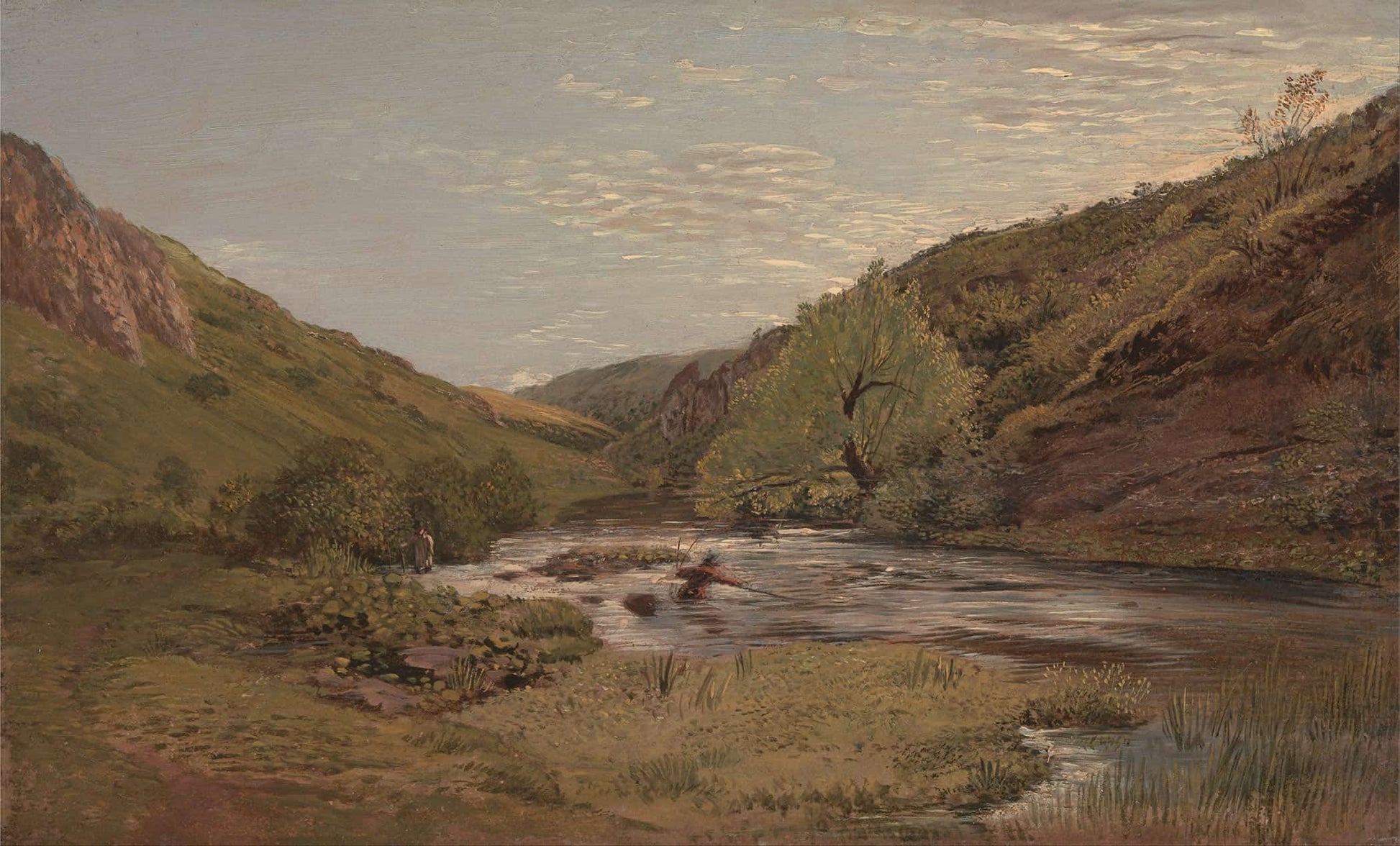 In Dovedale  by John Linnell