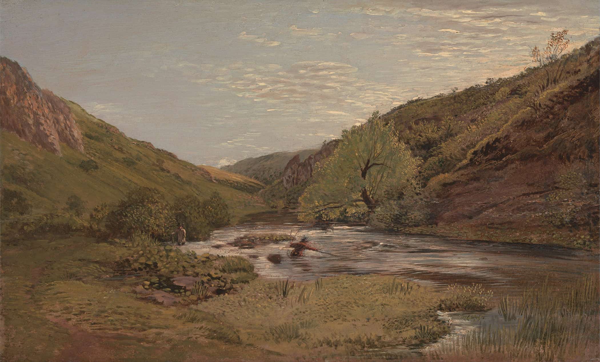 In Dovedale  by John Linnell