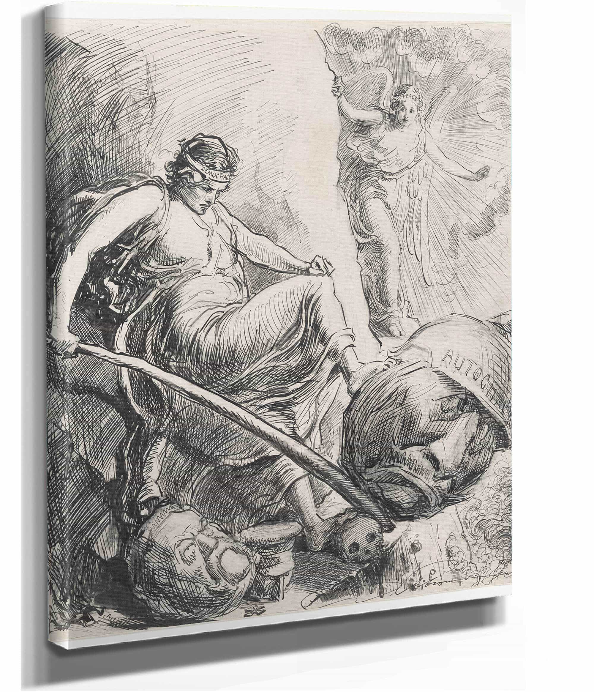 In Her Path by Charles Dana Gibson