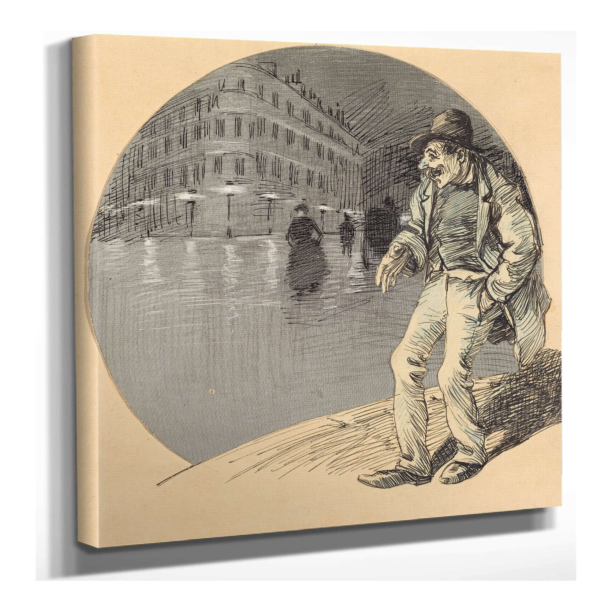 In Love Amoureux by Theophile Alexandre Steinlen