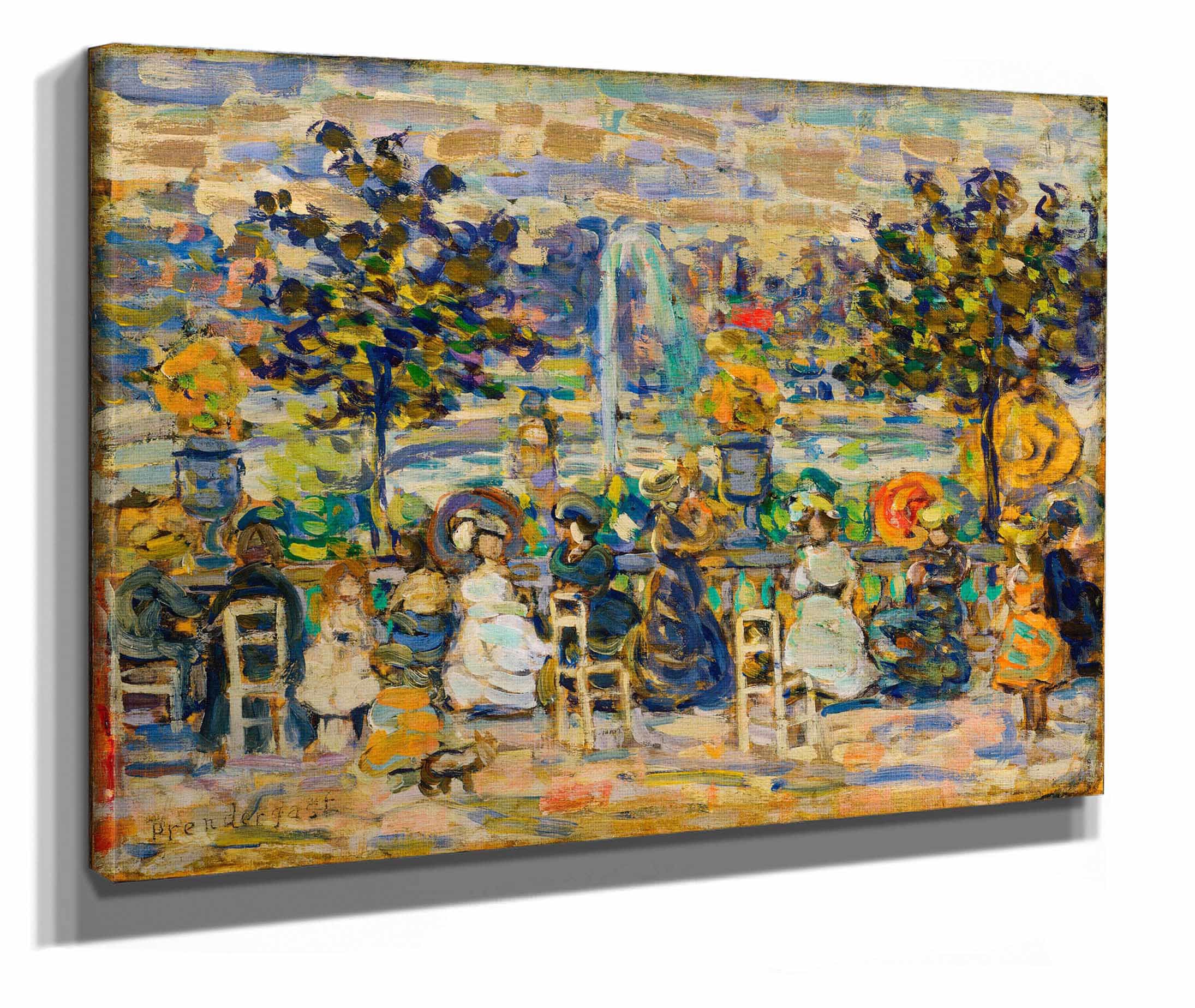 In Luxembourg Gardens by Maurice Prendergast