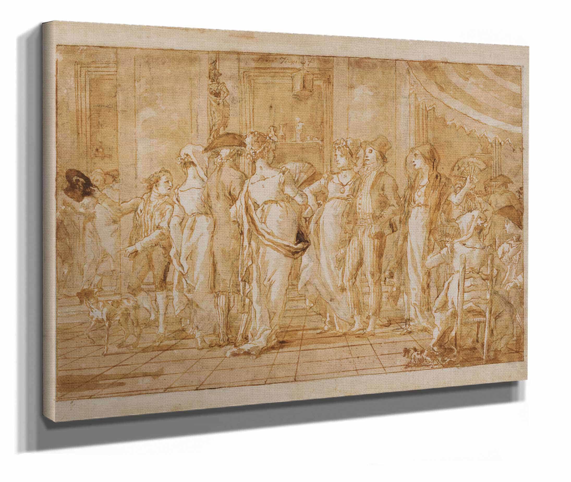 In Piazza by Giovanni Domenico Tiepolo