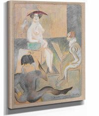 In The Artists Workroom by Zygmunt Waliszewski