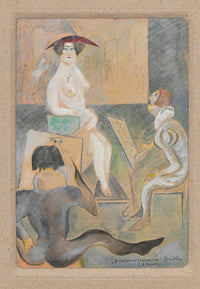 In The Artists Workroom by Zygmunt Waliszewski