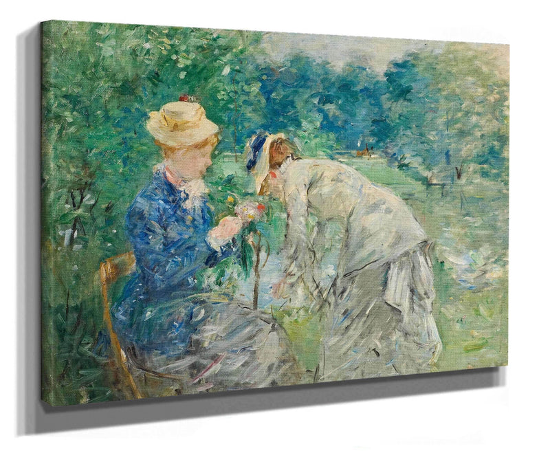 In The Bois De Boulogne by Berthe Morisot