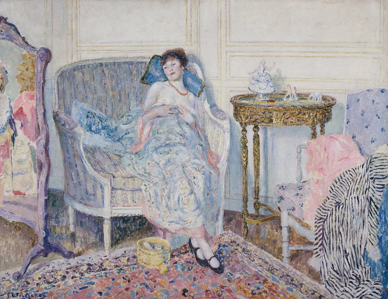 In The Boudoir by Frederick Carl Frieseke