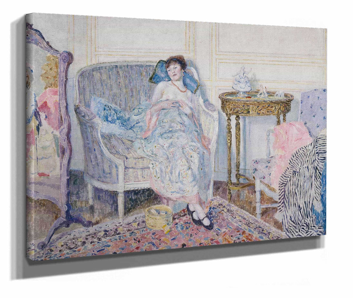 In The Boudoir by Frederick Carl Frieseke