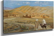 In The Desert Of Afghanistan By Alexander Evgenievich Yakovlev