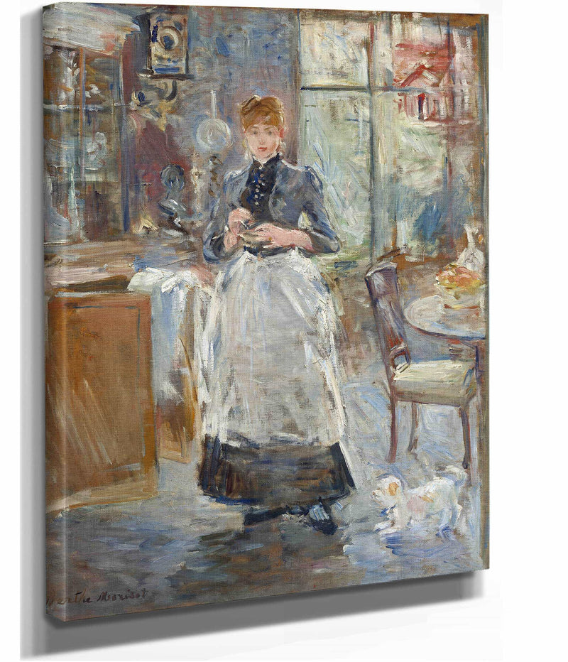 In The Dining Room by Berthe Morisot
