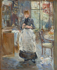 In The Dining Room by Berthe Morisot