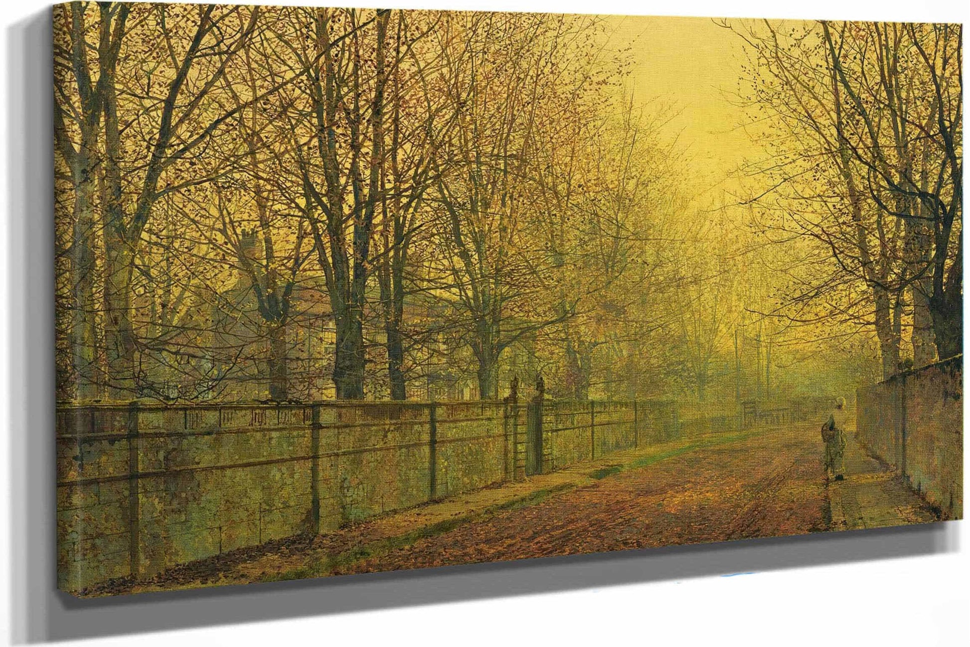 In The Golden Glow Of Autumn by John Atkinson Grimshaw