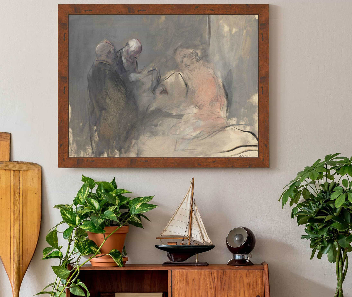 In The Hospital Fourth Quarter S Or First Third S by Jean Louis Forain