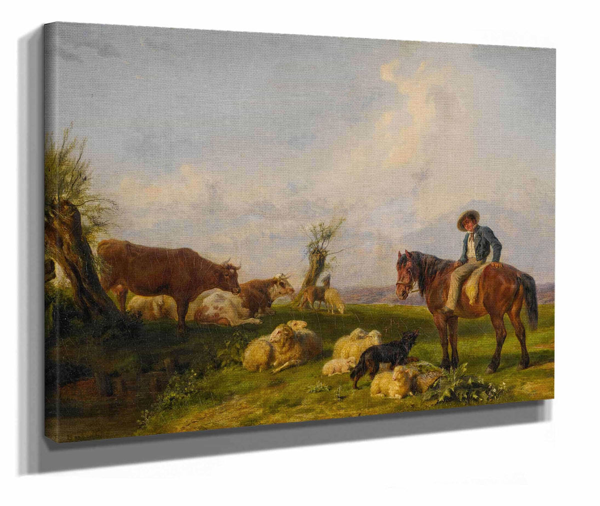 In The Meadow by Rosa Bonheur