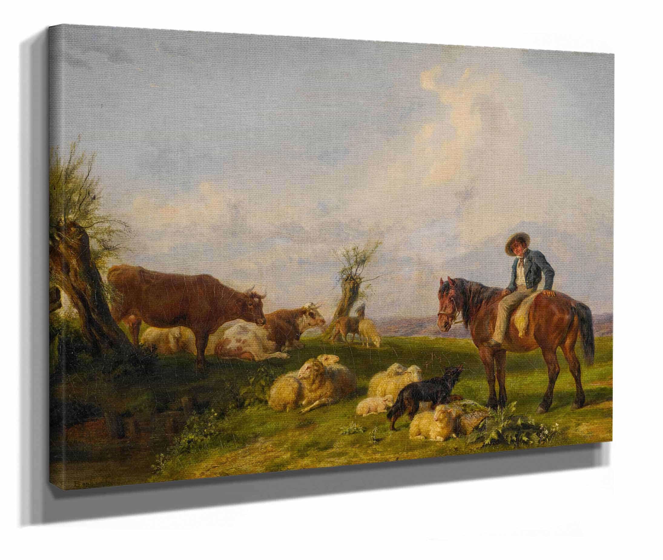 In The Meadow by Rosa Bonheur