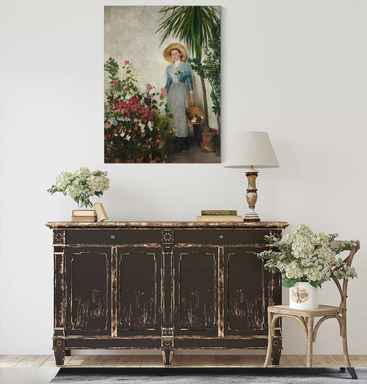 In The Orangery by Olga Boznanska