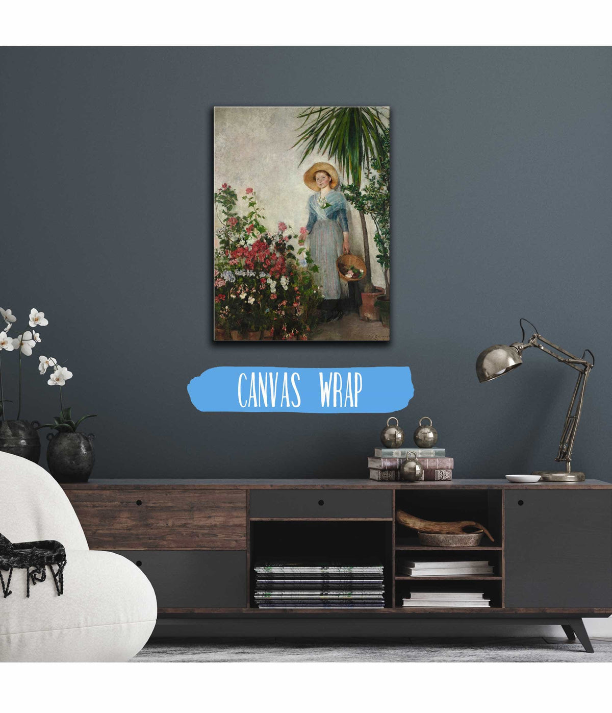 In The Orangery by Olga Boznanska