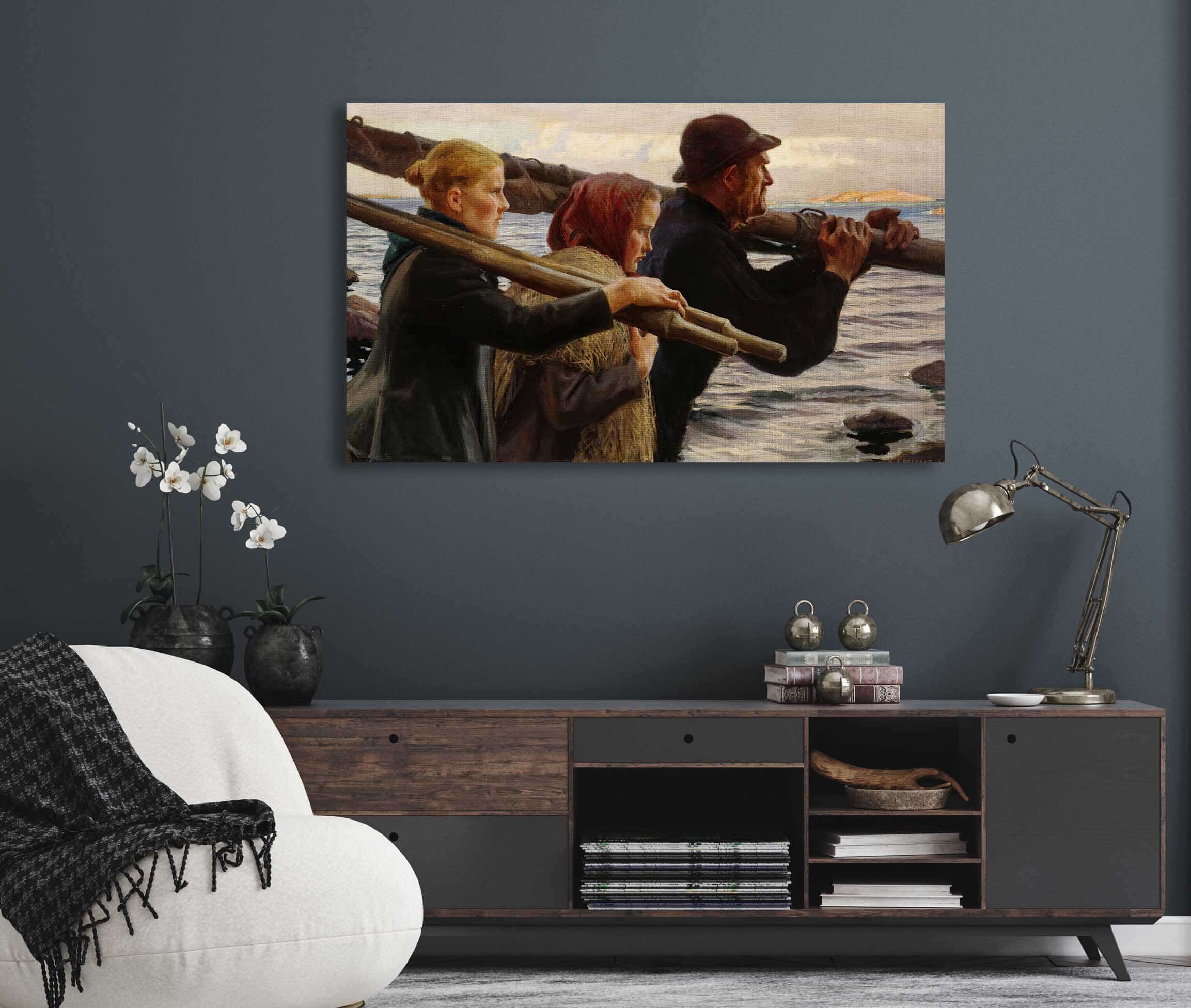 In The Outer Archipelago By Albert Edelfelt