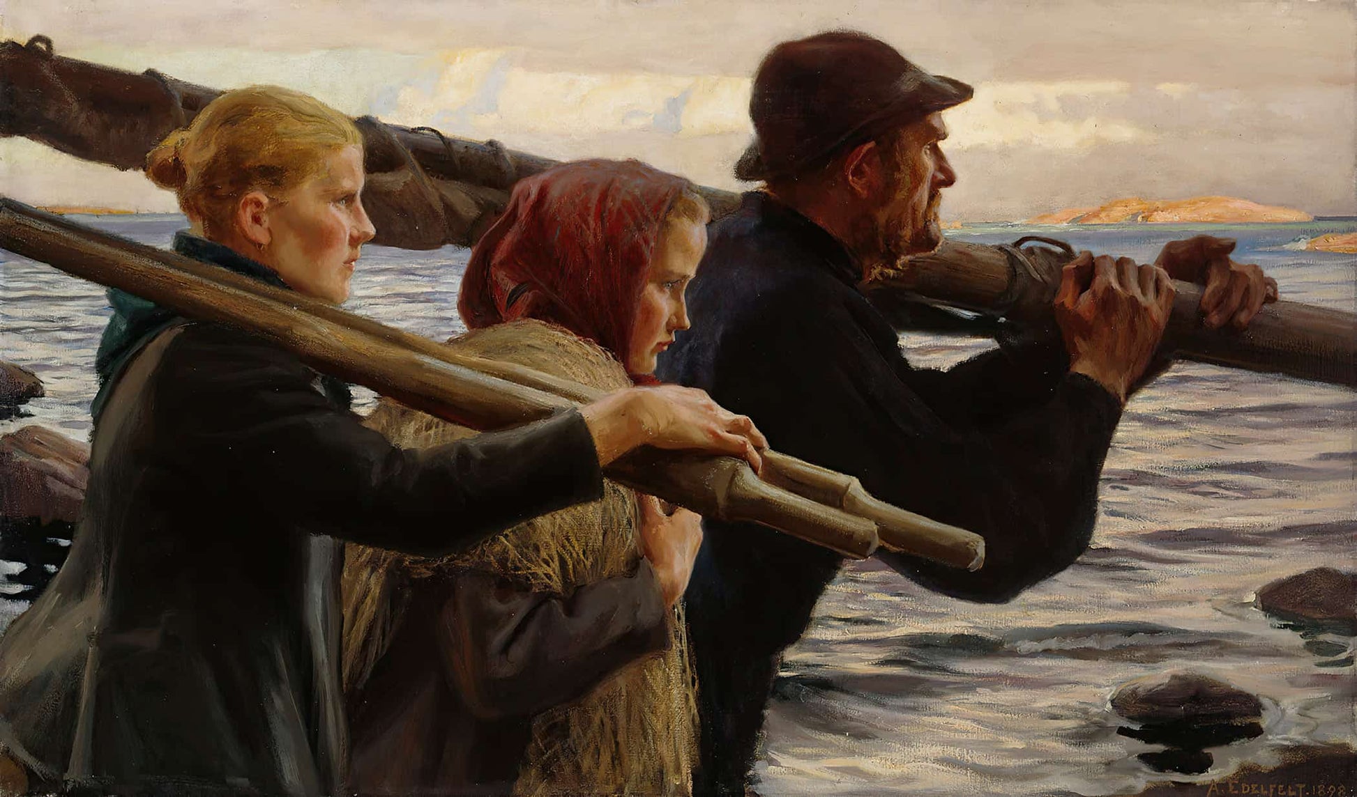In The Outer Archipelago By Albert Edelfelt