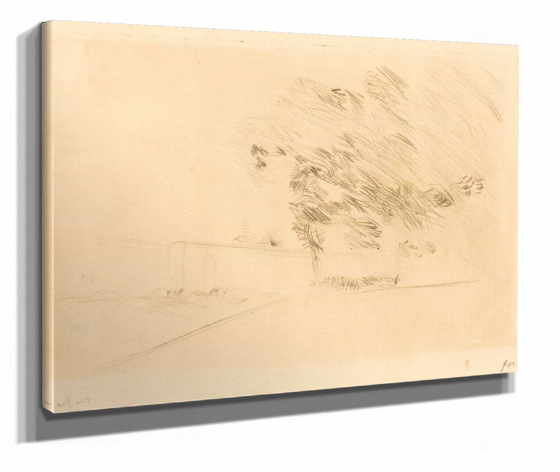 In The Park At Versailles First Plate by Jean Louis Forain