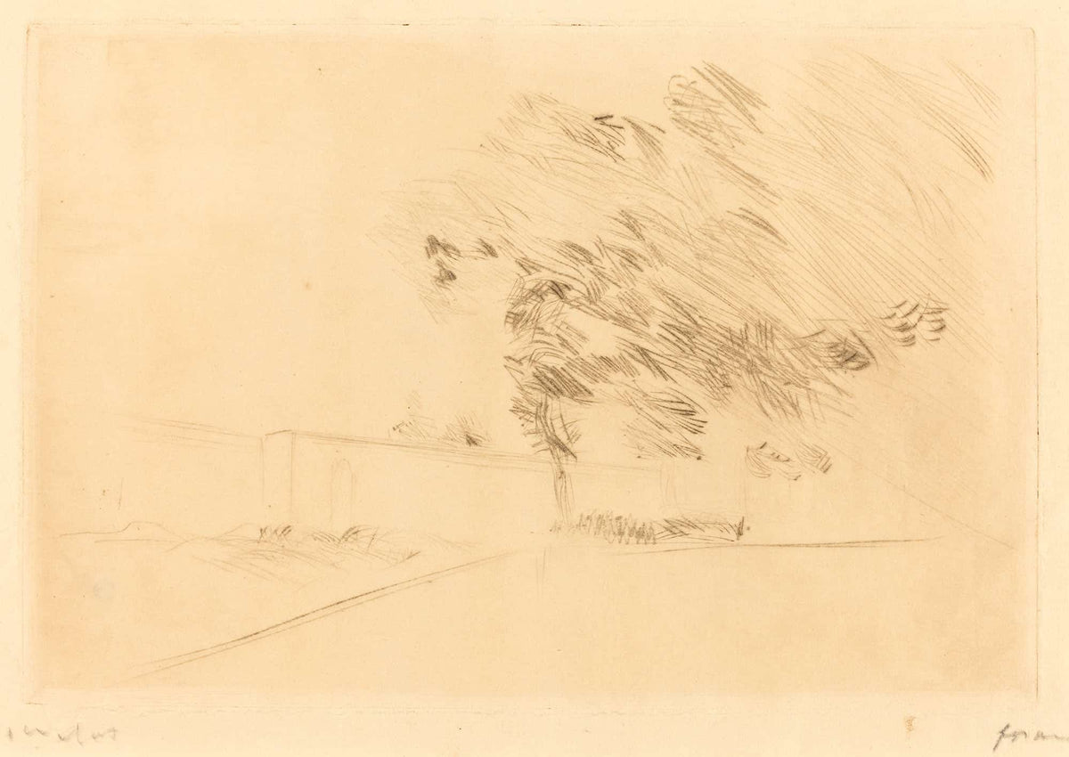 In The Park At Versailles First Plate by Jean Louis Forain