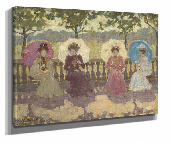 In The Park Paris by Maurice Prendergast