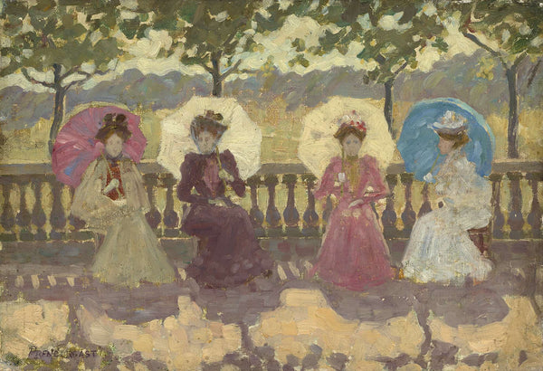 In The Park Paris by Maurice Prendergast