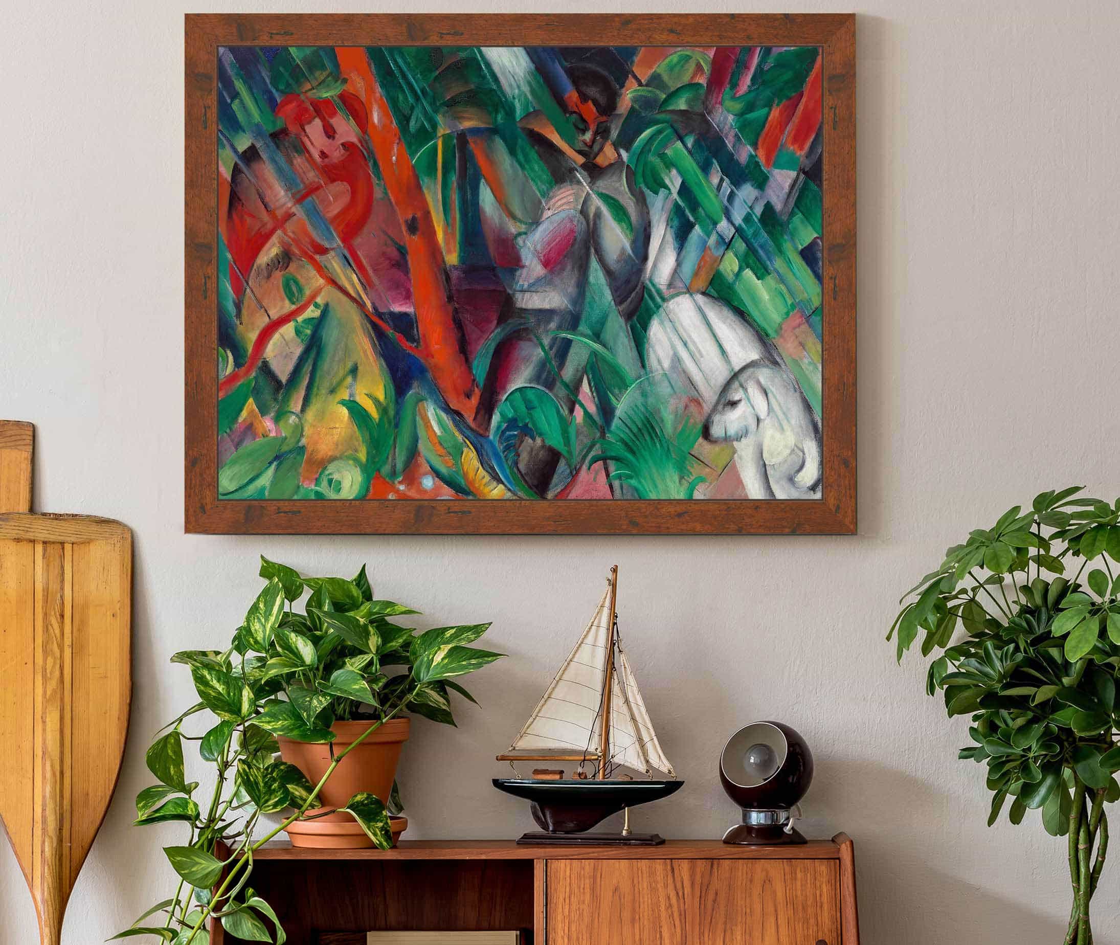 In The Rain by Franz Marc