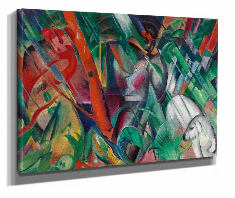 In The Rain by Franz Marc