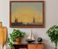 In The Roads Evening by Ivan Konstantinovich Aivazovsky